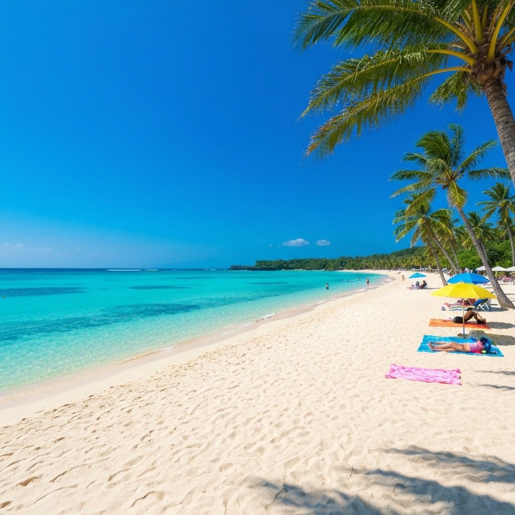 沖縄の美しいビーチ